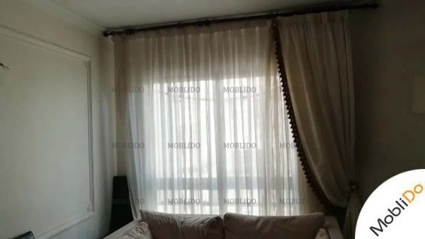 پرده حریر شاین دار خارجی