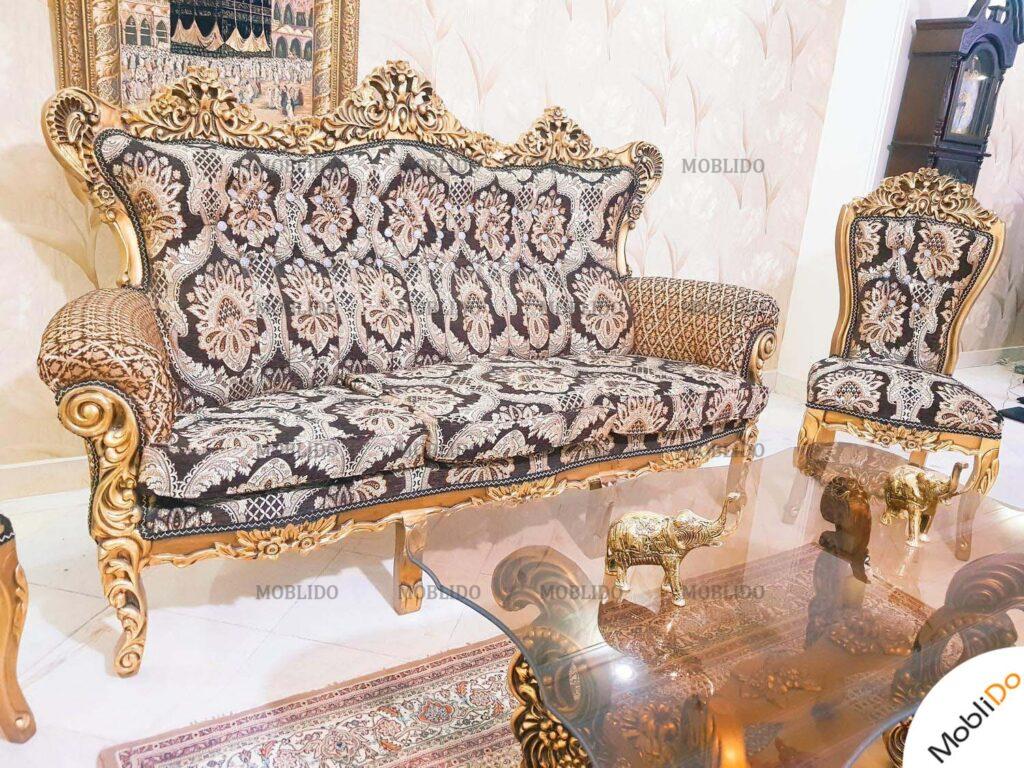 مبل سلطنتی ۹ نفره نو