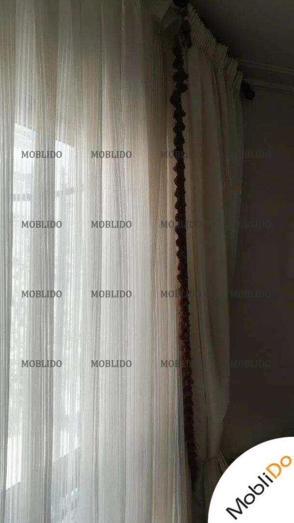 پرده حریر شاین دار خارجی