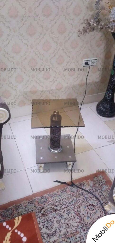 مبل ۷ نفره ب همراه عسلی و بوفه منبت‌کاری
