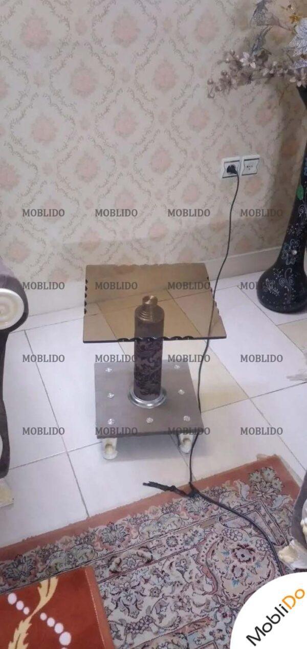 مبل ۷ نفره ب همراه عسلی و بوفه منبت‌کاری
