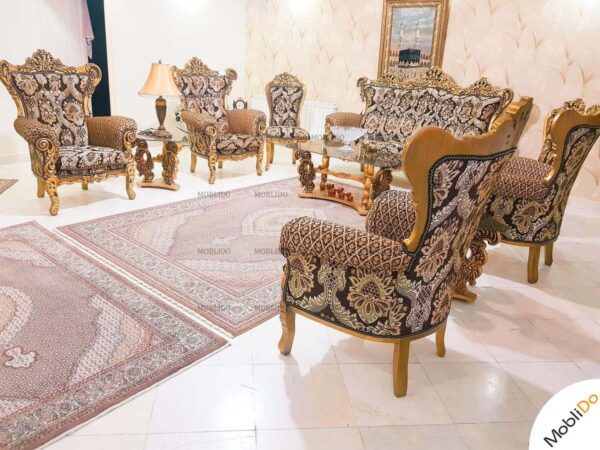 مبل سلطنتی ۹ نفره نو