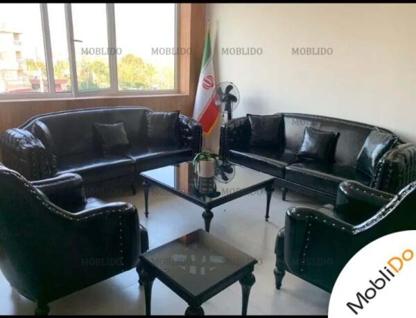 مبل اداری به همراه میز جلو مبلی
