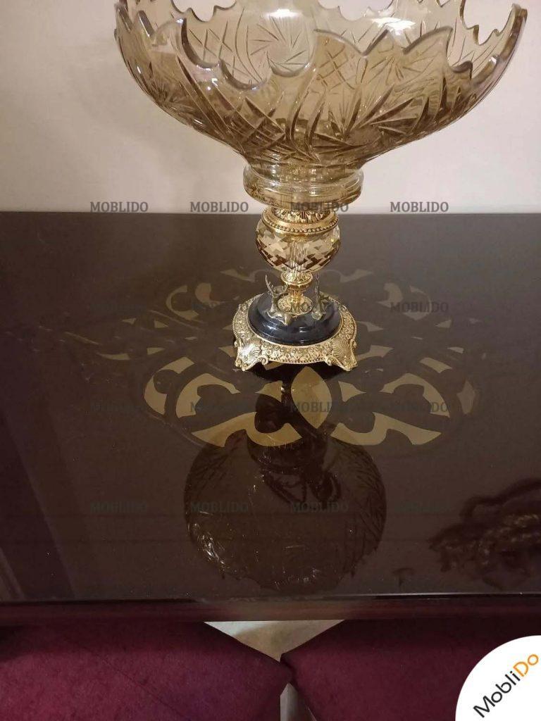 میز ناهارخوری ۴ نفره چوب راش درحدخیلی نو