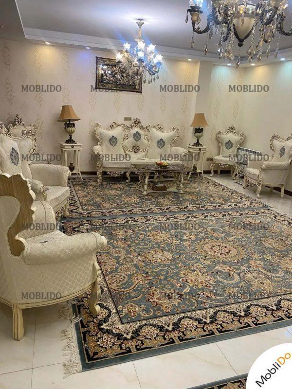 سرویس مبلمان نه نفره کنسول اینه و میز تلویزیون
