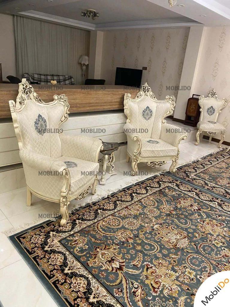 سرویس مبلمان نه نفره کنسول اینه و میز تلویزیون