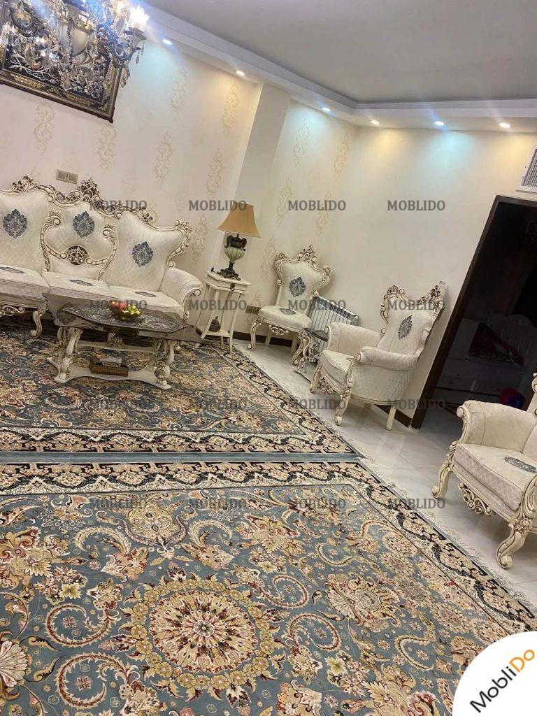 سرویس مبلمان نه نفره کنسول اینه و میز تلویزیون
