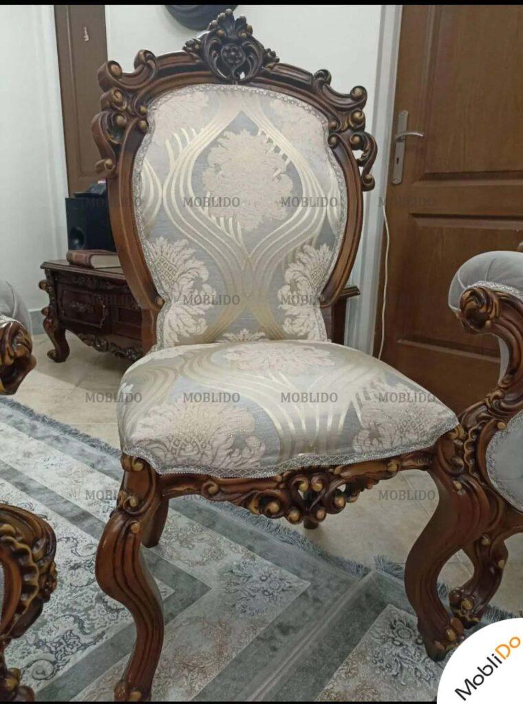 مبل استیل ۹ نفره به همراه بوفه و میز وسط و عسلی