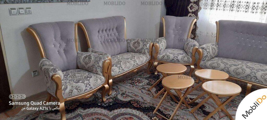 مبل ۷نفره استیل کلاسیک