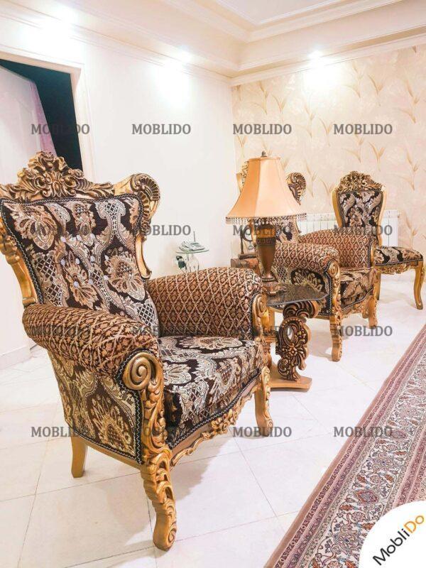مبل سلطنتی ۹ نفره نو