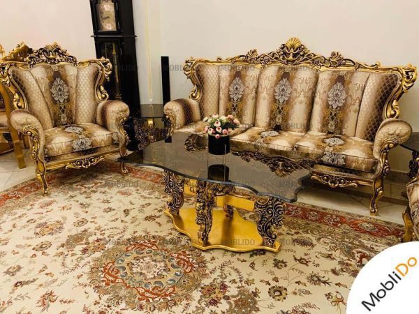 مبل استیل ۹ نفره و ناهارخوری ۸ نفر ه