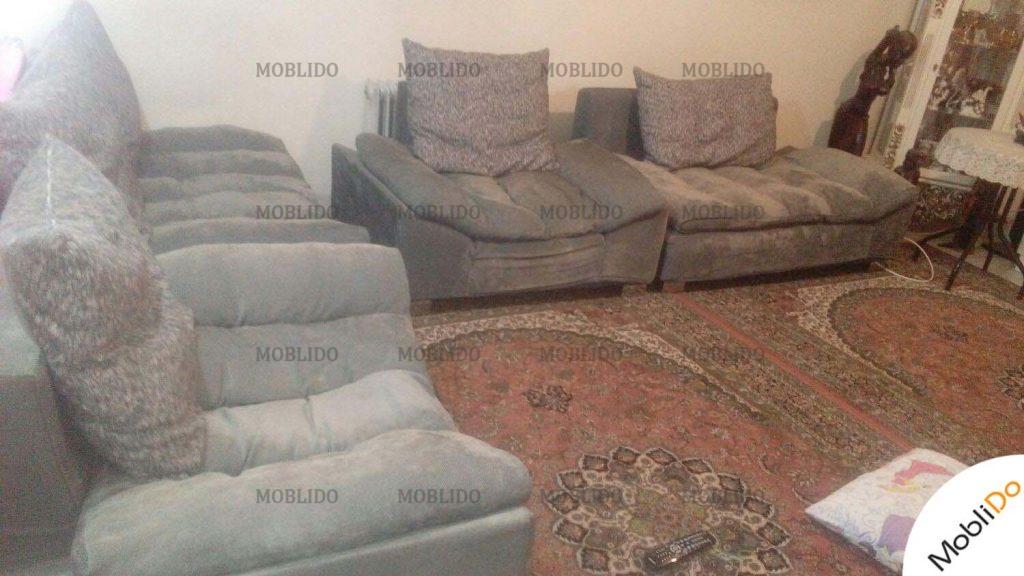 مبل راحتی پارچه ای