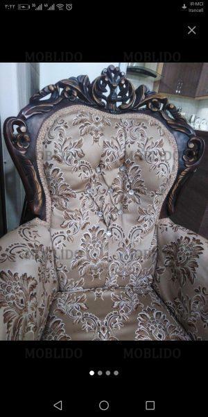 مبل سلطنتی ۹ نفره با سه میز