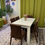 میز نهارخوری ۶ نفره بزرگ شونده