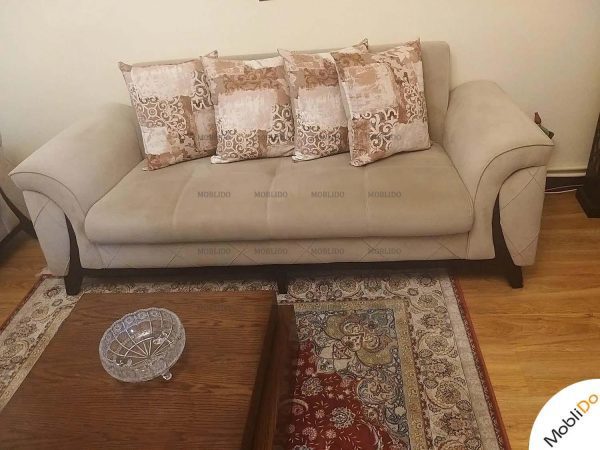 مبل راحتی نیمه چستر نو تمیز