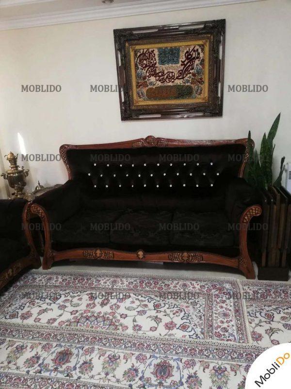 مبل ۷ نفره کاملا سالم استیل