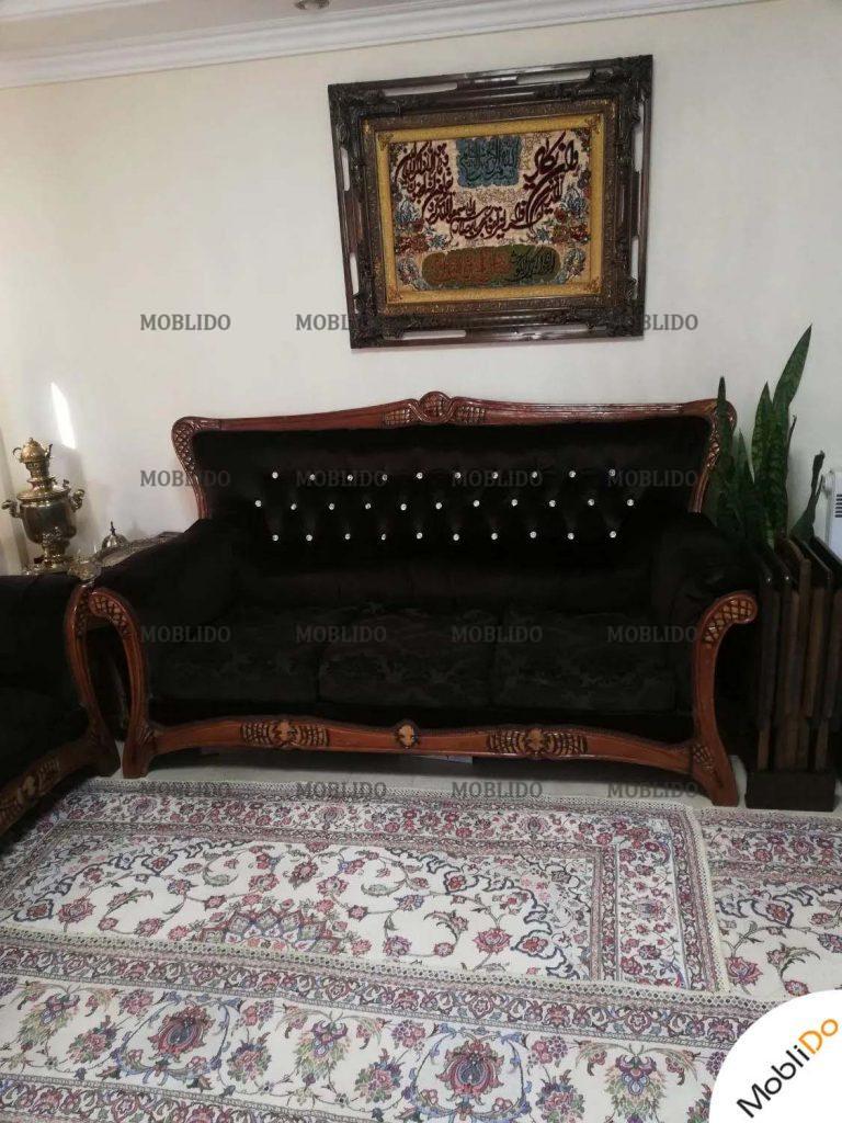 مبل ۷ نفره کاملا سالم استیل