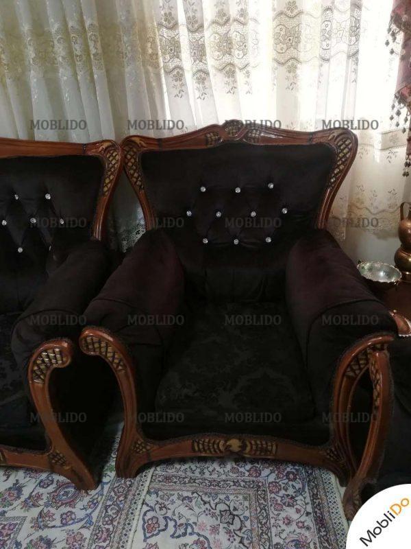 مبل ۷ نفره کاملا سالم استیل