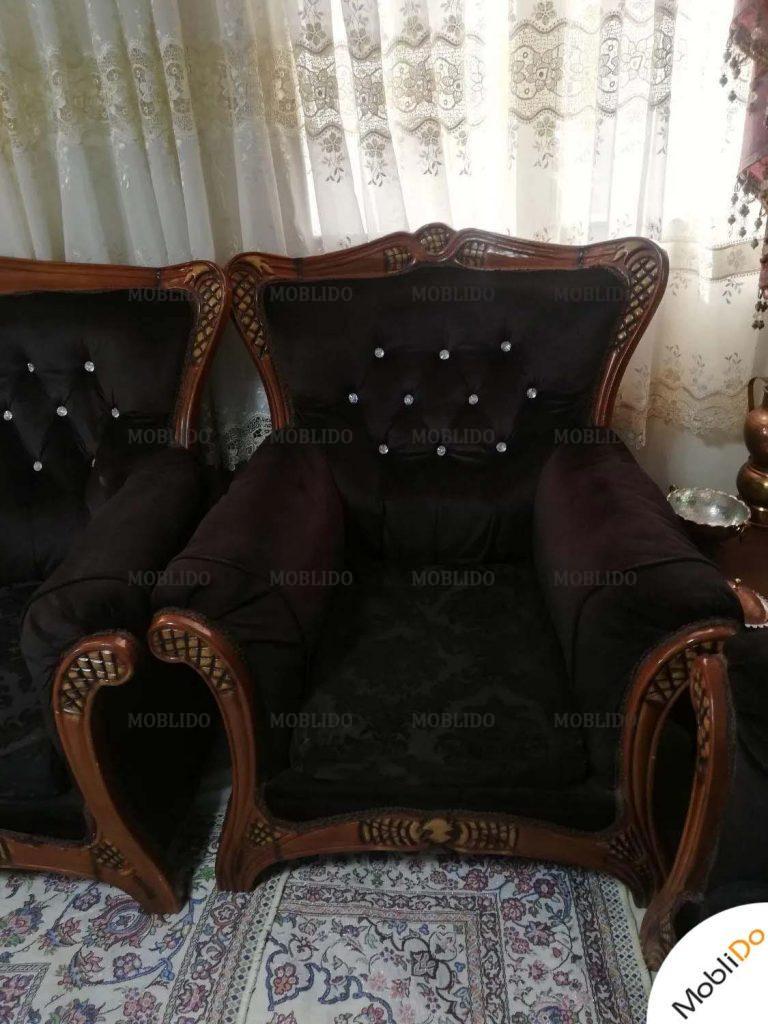 مبل ۷ نفره کاملا سالم استیل