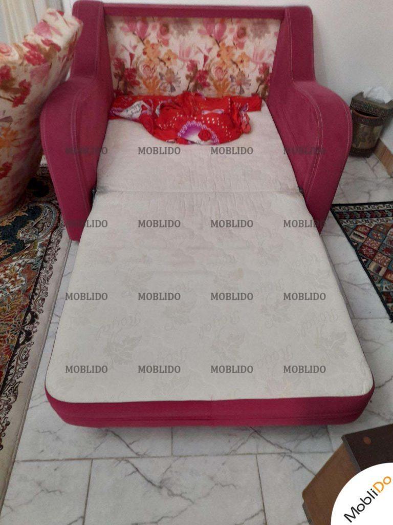 مبلمان راحتی تختخوابشو