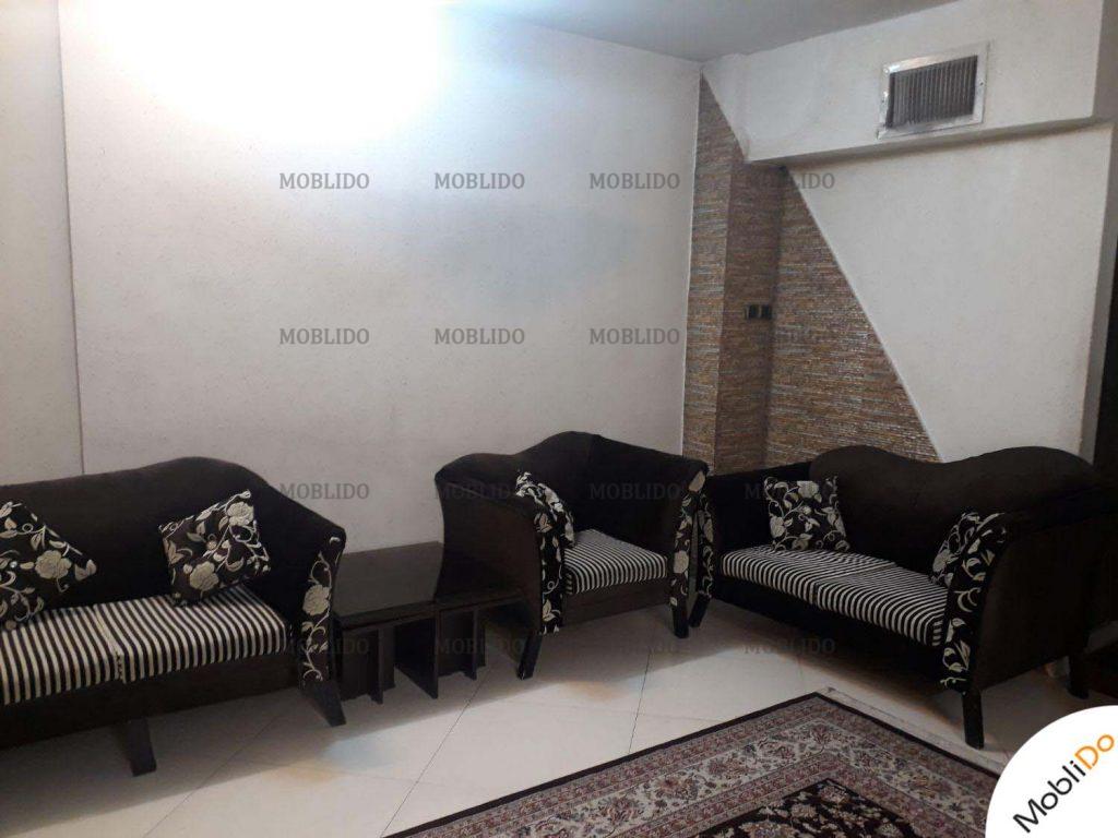 مبل ۷نفره با میز و عسلی راحتی استیل