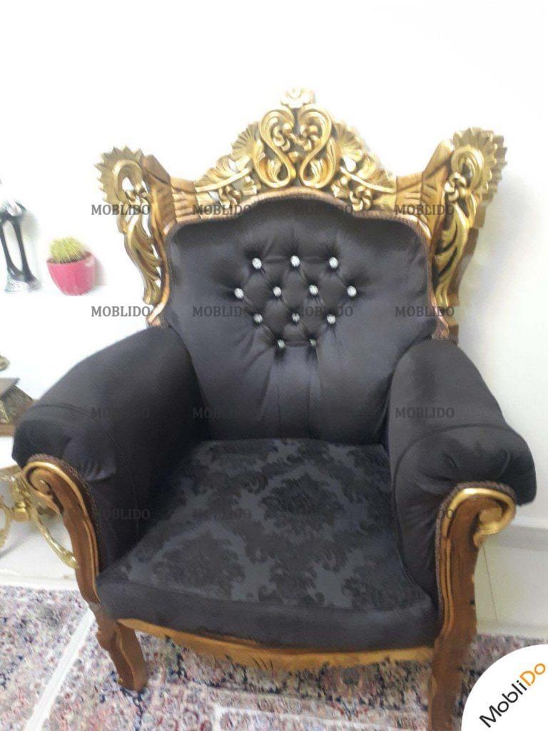 مبل استیل چوب راش