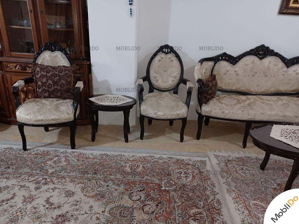 مبل ۹ نفره استیل کلاسیک
