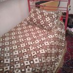تختخواب نوجوان همراه کتابخانه و پا تختی
