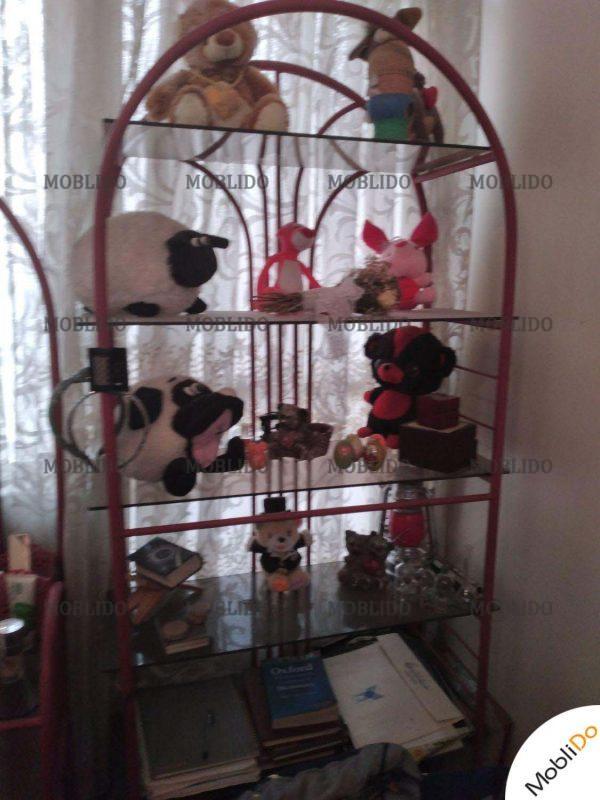 تختخواب نوجوان همراه کتابخانه و پا تختی