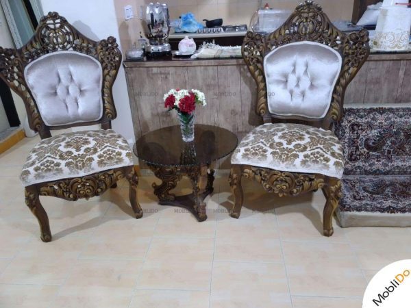 مبلمان کلاسیک ۹ نفره زیبا و شیک