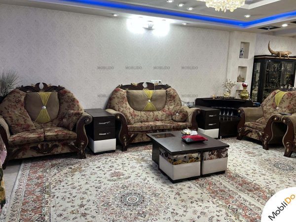 مبلها به همراه میز عسلی کنار مبل شیک