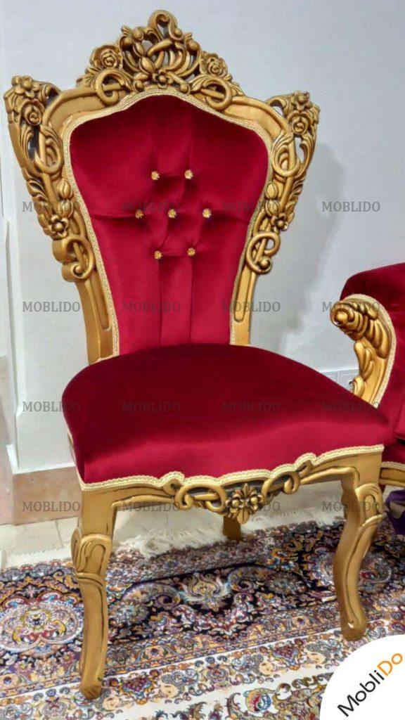 مبل ۹ نفره با روکش مخمل سویسی