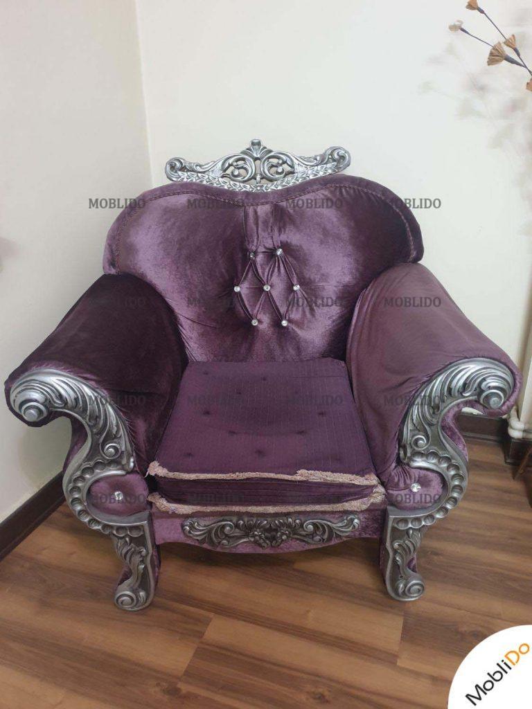 مبلمان راحتی با رنگ و طرح شیک