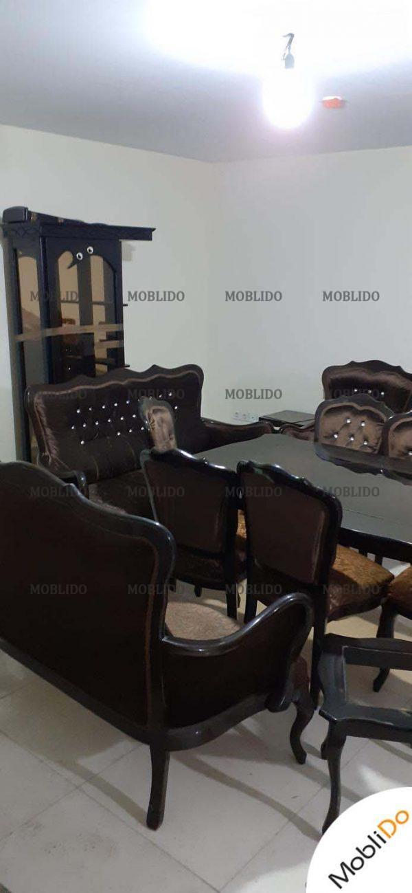 مبل ۷ نفره به همراه میز ناهار خوری ۶ نفره و بوفه ست