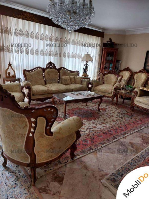 مبل استیل در حد نو مناسب جهیزیه