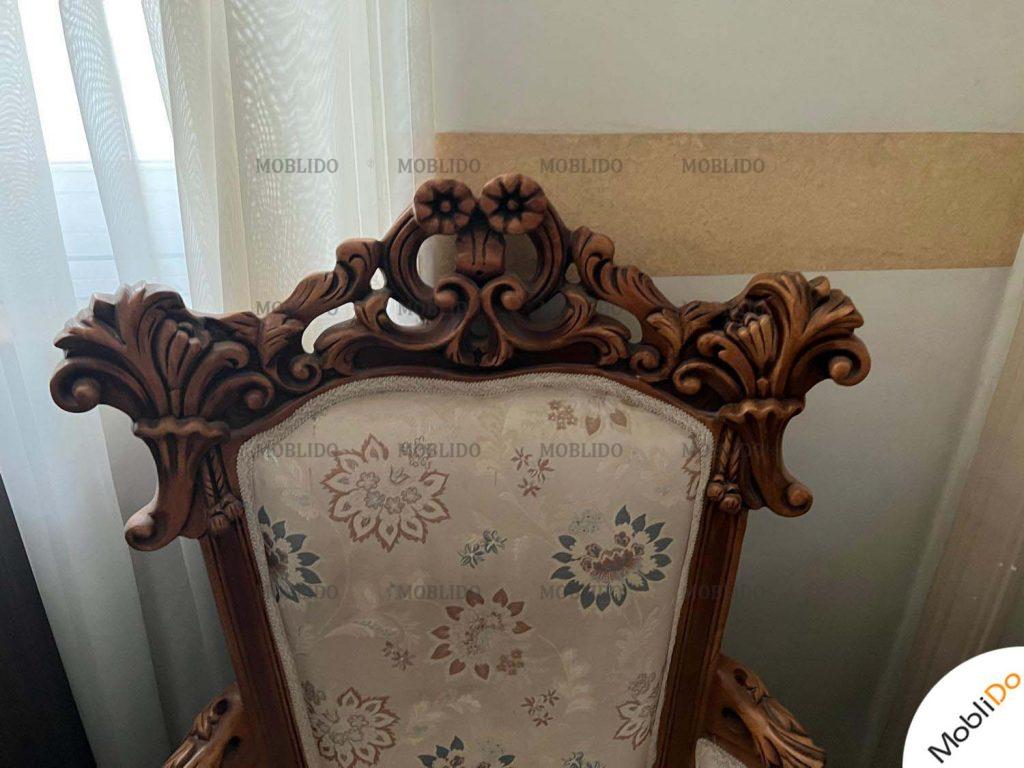 مبل استیل با ناهار خوری چوب راش گرجستان  مقاوم