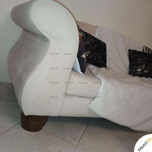 مبل راحتی چوب و پارچه ۷ نفره