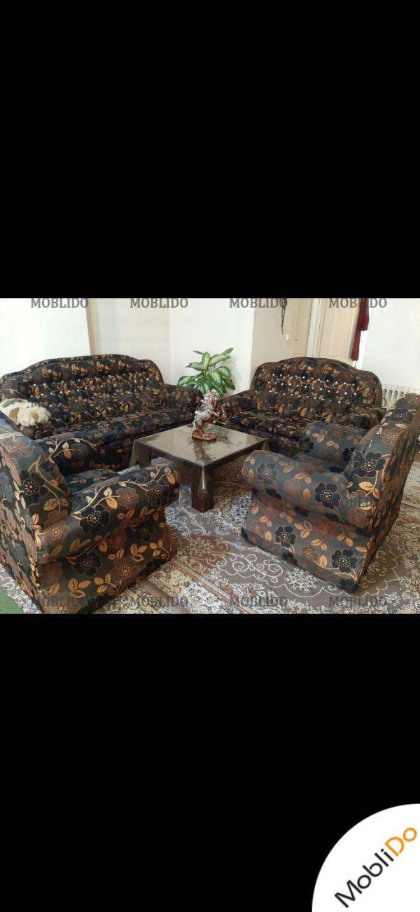مبل ۷ نفره روکش پارچه ترک اصل