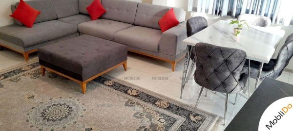 مبل ۶ نفره و میز ناهار خوری