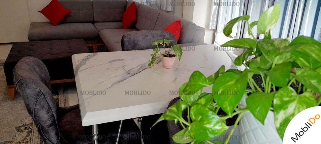 مبل ۶ نفره و میز ناهار خوری