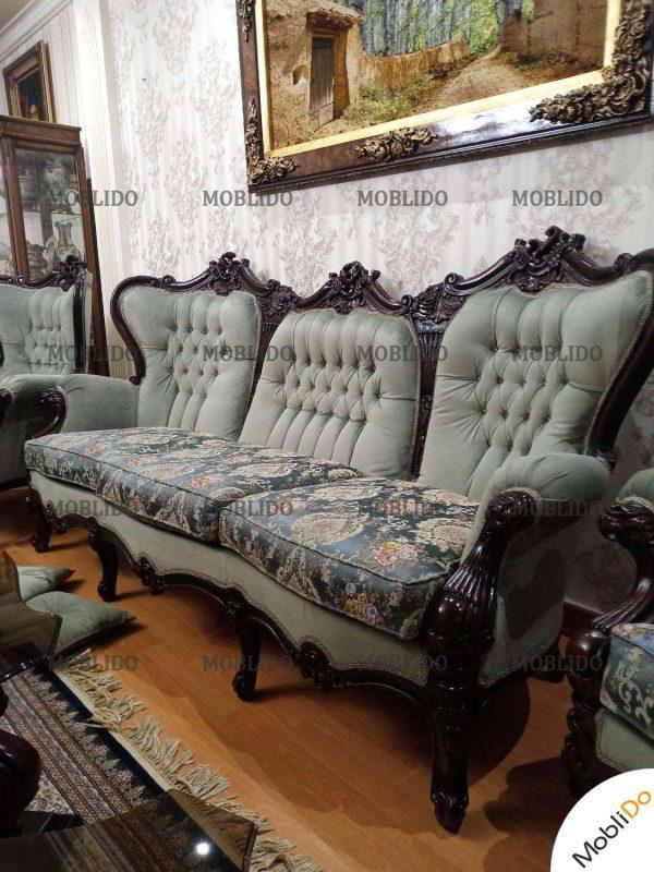 مبل استیل نه نفره درحدنو