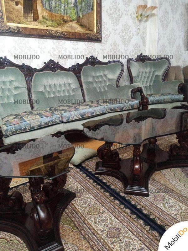 مبل استیل نه نفره درحدنو