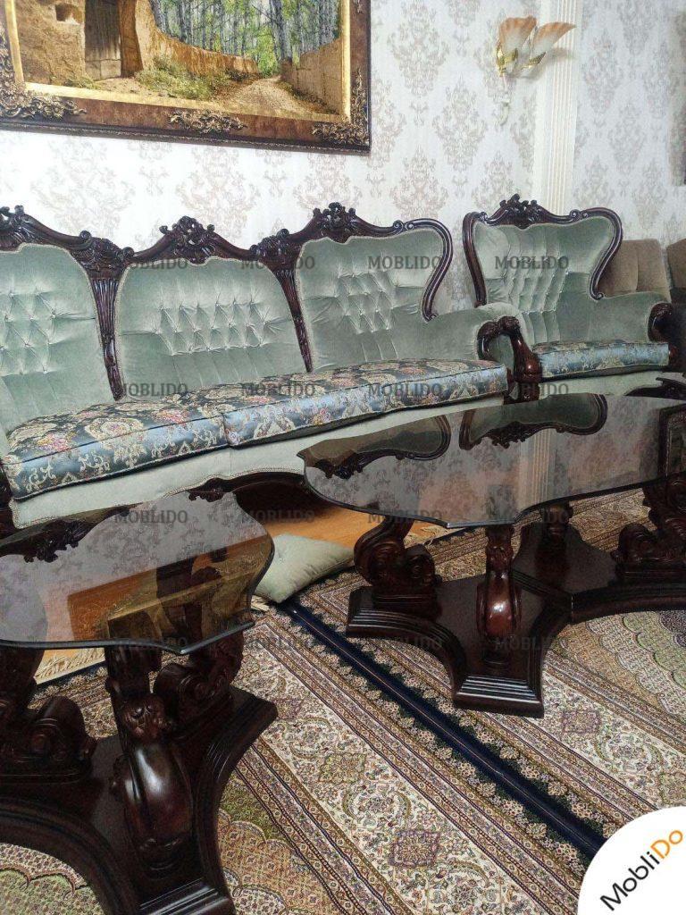 مبل استیل نه نفره درحدنو