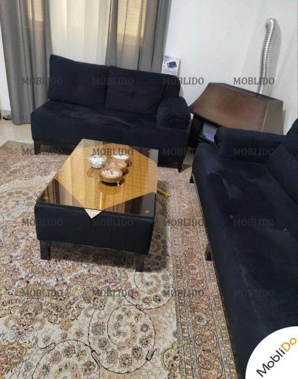 مبل راحتی ۶ نفره مشکی