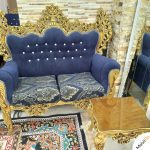 مبل سلطنتی با چوب طلایی