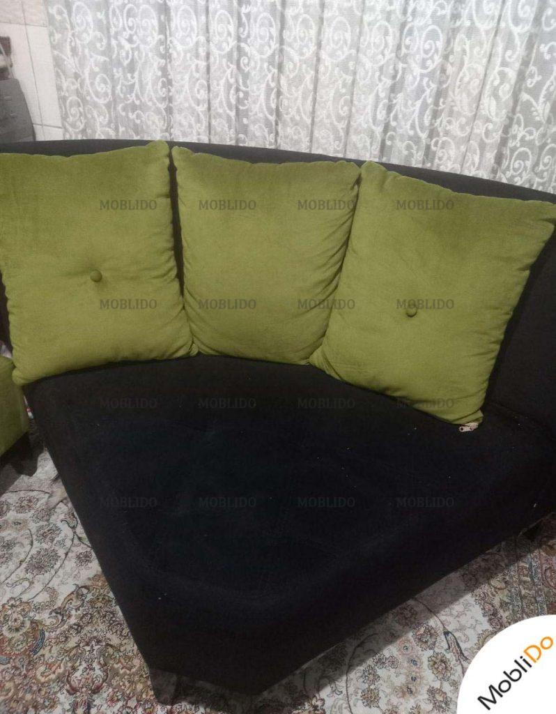 مبل راحتی ۶ نفره مشکی
