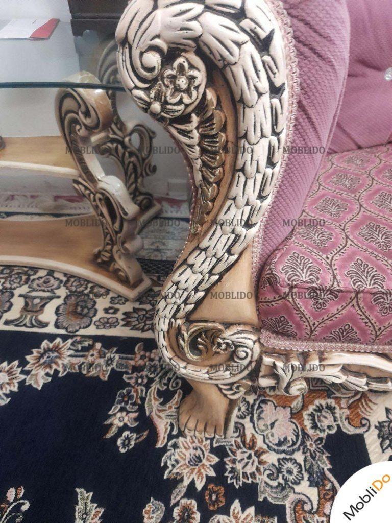مبل ۷نفره نیمه استیل راحتی