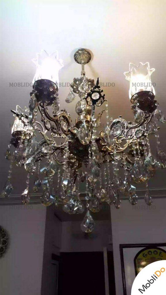 لوستر برنجی۵ شاخه