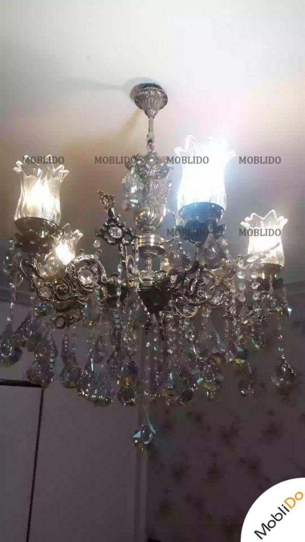 لوستر برنجی۵ شاخه