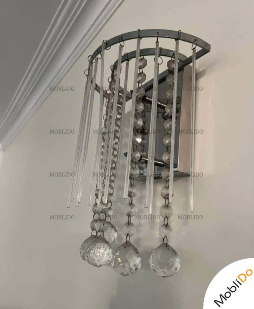 لوستر با یک عدد دیوار کوب